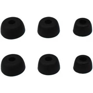 Silikone Ørepropper - Jabra Elite 75t/65t/Active/Sport - 3 Par - Sort