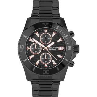 Sekonda 30117 Chronograph Black IP Bracelet Watch - W31437