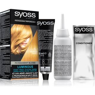 Syoss Permanent Color Permanent hårfarve Skygge 8_7 Honey Blond 1 stk. - 1 stk.