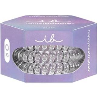 Invisibobble - Slim Premium - Trio Af Hårelastikker - Slim Premium Crystal Clear - For Women