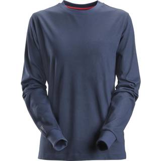 Snickers 2467 protecwork, dame t-shirt langærmet navy M