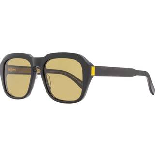 Dunhill Unisex DU0001S 001 Solbriller Sort Brun Firkantet
