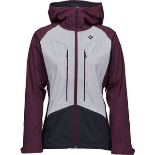 Black Diamond Women's Dawn Patrol Hybrid Shell Jacket White/Blackberry/Black, White-Blackberry-Black, S