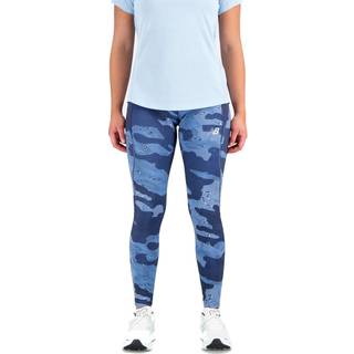 New Balance Women's Printed Impact Run Tight Blue Haze Heather, XS