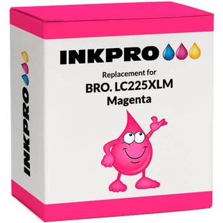 Brother LC225M magenta XL blækpatron - Kompatibel