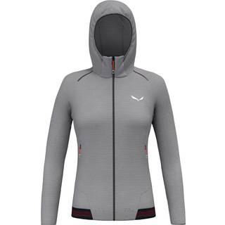 Salewa Women's Pedroc PolarLite Hooded Jacket Fleecejakke Damer størrelse 34 farve grå
