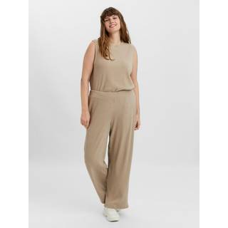 Vero Moda curve lose vidde pants VMPUFFY - Silver Mink - XL 52/54