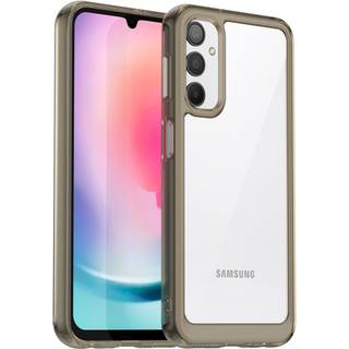 Samsung Galaxy A24 Acrylic Combo Cover Gennemsigtig / Grå