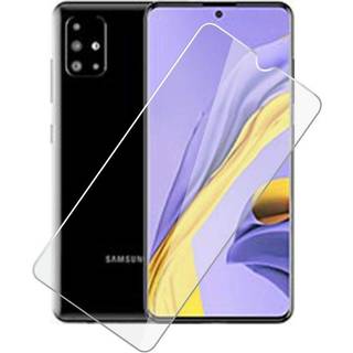 Samsung Galaxy A51 Case Friendly Hærdet Glas 0.3mm - Gennemsigtig