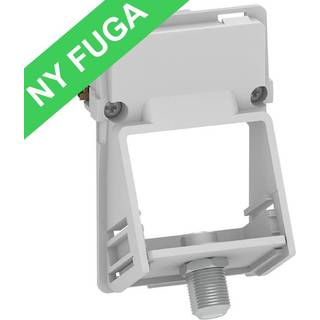 Fuga 1xF-connector uden 1½m vinklet