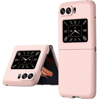 Motorola Razr 2022 Hårdt Plastik Bagside Cover - Lyserød