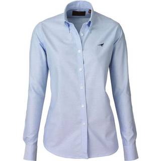 Laksen - Notre Dame Oxford Skjorte, Dame – Light Blue