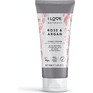 I Love Naturals Rose & Argan Fugtgivende håndcreme Med roseduft 100 ml - 100 ml