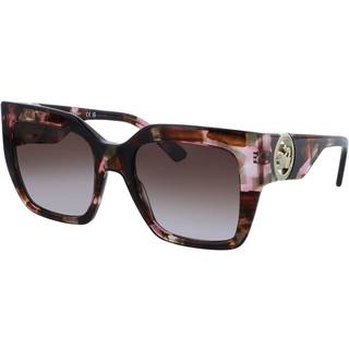 LONGCHAMP Kvinde LO734S 218 Solbriller Acetat Havana Brun Firkantet Normal Normal