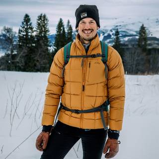 Lundhags Men's Tived Down Jacket Dark Gold, XXL