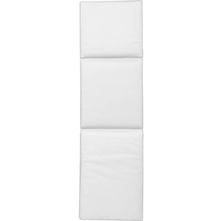 Diyti Plain Solsengshynde 50x186 Cm - Puder til Solsenge Polyester Hvid - 08-WHIC-PW-WHI/WHI