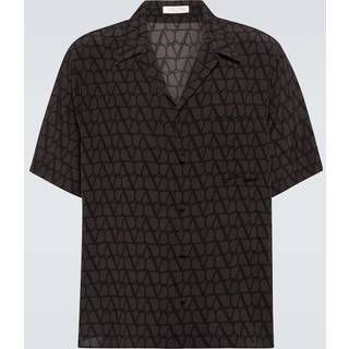 Valentino Toile Iconographe silk shirt - black - EU 38