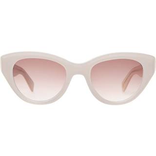 Garrett Leight DOTTIE SUN PEO/SFRHZ 49 Solbriller Kvinder Lyserød - Peony - 49mm