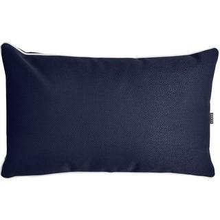 Diyti Plain Pude 40x65 Cm - Udendørs Dekorative Puder Polyester Marineblå - 01-NAVC-PN-NAV/WHI