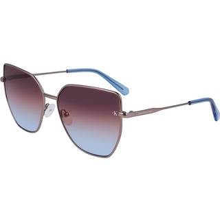 Calvin Klein Kvinde CKJ23202S 210 Solbriller Metal Brun Brun Sommerfugl Normal Normal