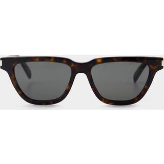 SAINT LAURENT Kvinde SL 462 SULPICE 008 Solbriller Acetat Havana Grå Cat Eye Normal