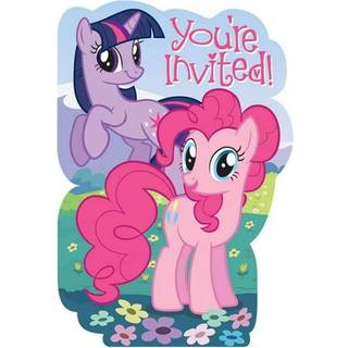 Amscan invitationer | My Little Pony Friendship Collection | Festtilbehør