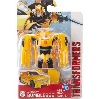 Transformers E1164 GEN Project Storm Bumblebee 4,5-tommer actionfigur - kan omdanne sig mellem robot og sportsvogn i 3 nemme trin