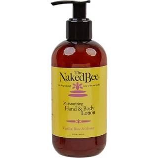 Den nøgne bi -nærende body lotion til alle hudtyper (8 fl oz) fugtfyldning af lotion til tør hud med vanilje rose & honning - hudpleje til krop