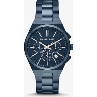 MK Oversized Lennox Blue-Tone Watch - Blue - Michael Kors - ONE SIZE