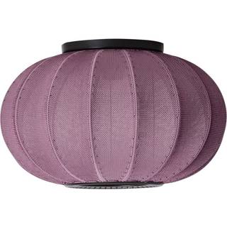 Knit-Wit Ø45 oval væglampe / loftlampe, bourgogne