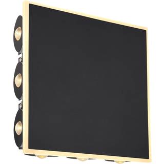 LED-væglampe Saidy, bredde 22 cm, sort, metal