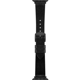 Sandstrøm Apple Watch læderstrop 38/40/41 mm (sort) - På lager i butik