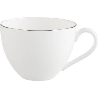 Villeroy & Boch Anmut Platinum No. 1 Kaffekop Og Underkop - Kaffekopper Benporcelæn Hvid - 24500 + 24501