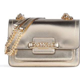MK Heather Extra-Small Metallic Leather Crossbody Bag - Gold - Michael Kors - ONE SIZE