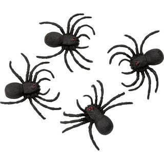 Edderkopper 10 cm. - 4 stk.