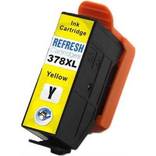 Epson 378 / C13T37944010 gul XL blækpatron - Kompatibel