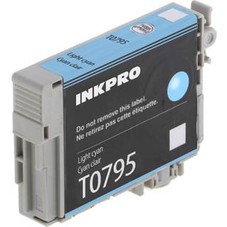 Epson T0795 / C13T07954010 lys cyan XL blækpatron - Kompatibel