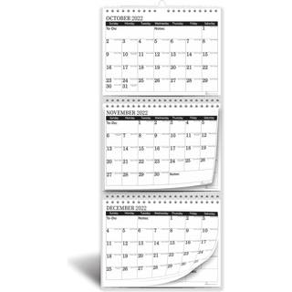 3 månaders kalender 2025-2026 MOVE-A-SIDE Monthly Vertical 25 jan-26 december 11x25 I Big styrde dagliga block Julian Days Week-nummer Minimalist