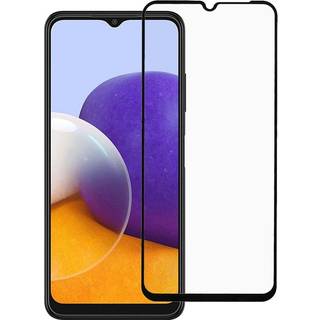 Samsung Galaxy A22 (5G) Hærdet Glas - Skærmbeskyttelse - Sort
