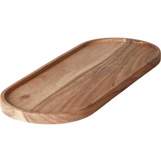 Dacore Ovalt Fad 38 x 15 cm - Akacietræ