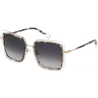 Yalea SYA085 WISLAWA 0300 53 Solbriller Kvinder Tortoiseshell - Transparent Grey Tortoise - 53mm