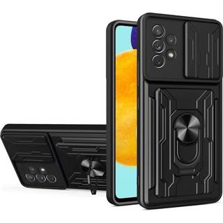 Cover med kamerabeskyttelse og skjult kortrum til Samsung Galaxy A53 5G
