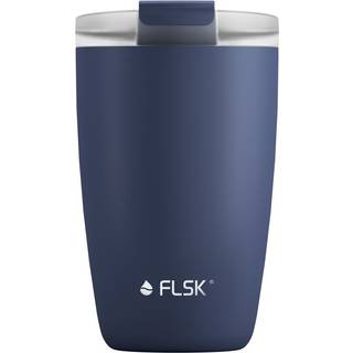FLSK CUP Kaffeebecher Midnight Blau Coffee to go-Becher 350 ml