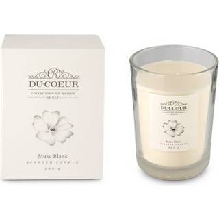 Du Coeur soya voks duftlys med Musc Blanc duft.