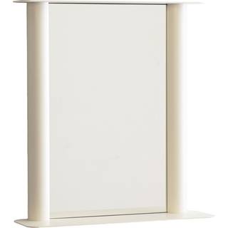 Raawii Pipeline Vægspejl 56x60.6 Cm Pearl White - Vægspejle Glas Perlehvid - R1064PW