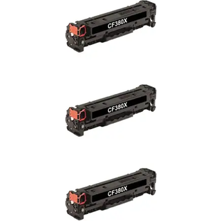 Kompatibel toner HP 312X - CF380X, 4 stk. rabatpakke 12500 sider