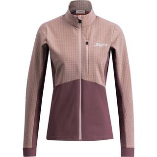 Swix Women's Pace Hybrid Full Zip Midlayer Light Plum/Plum, XS