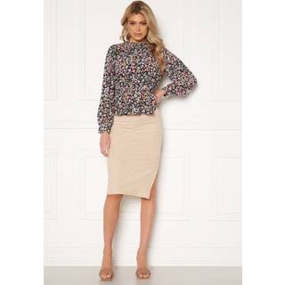 Only - Beige - Onlemma Slit Skirt Jrs Noos - Medium
