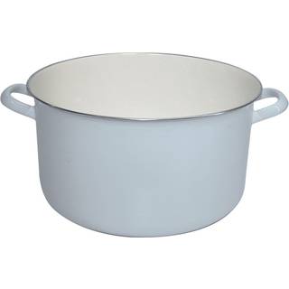 Riess Classic Pastell Einsiedlerkasserolle 28 cm / 8,0 L - Emaille - Blau