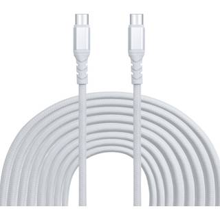 Dacota Platinum USB-C - USB-C kabel 5M, hvid ➞ På lager - klar til levering og afhentning